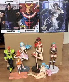 フィギュアセット　王騎　オールマイト　アルベド　ナミ　ビビ　ボニー ワンピースのサムネイル