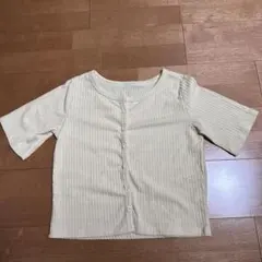 シーイン DAZY 半袖 カーディガン イエロー