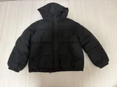 GRL フード付きダウンジャケット 黒 ブラック F フリーサイズ