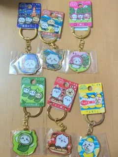 ちいかわ　ご当地キーホルダー　6個セット