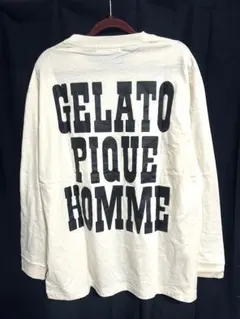 GELATO PIQUE HOMME バックプリント 長袖 Tシャツ ロンT