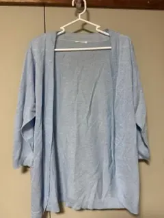 カーディガン　水色　春服　洋服