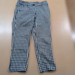 NATURAL BEAUTY BASIC ギンガムチェック テーパードパンツ