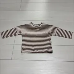 ELMO ブラウン・ホワイトストライプ Tシャツのサムネイル