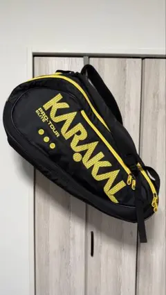 ☆バドミントン　KARAKARU カラカル　トーナメントバッグ　中古　大容量☆のサムネイル