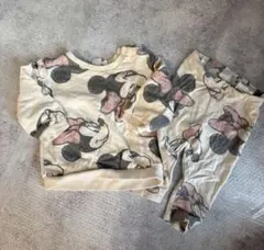H&M 上下セット ミニー セットアップ6-9M 正確なサイズは写真確認