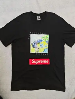 THE NORTH FACE x SUPREME ブラックTシャツ
