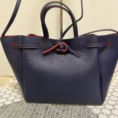 COLORS by Jennifer Sky ネイビー トートバッグ