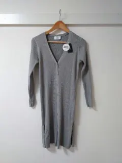 【新品】AZUL by MOUSSY グレー ロングカーディガン