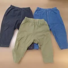 ユニクロ　80センチレギンス　3 枚セット