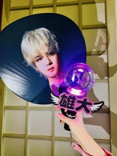 INI「佐野雄大」ライトスティックVer.2 対応 グリッター ネームプレート