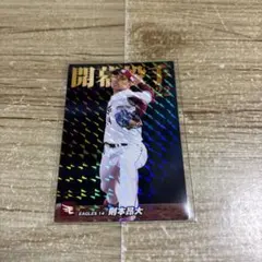 カルビー 則本昂大 開幕投手 2022 プロ野球チップス