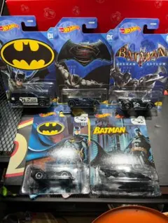 本国直輸入 ホットウィール バットマン ミニカー 5台セット