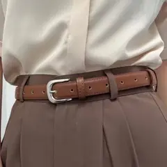 ベルトレディース本革