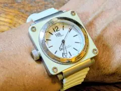 FHB SQUARE WORLDTIME watch F-508 完動品