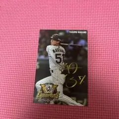 阪神タイガース　リーグ優勝記念ポストカード 中野拓夢サイン入り