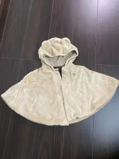 ミキハウス　くまさんポンチョ