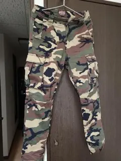 迷彩カーゴパンツ ポリエステル100%