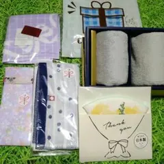 今治タオル　ガーゼ　タオルハンカチセット　７枚セット