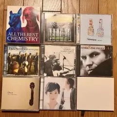 処分 CD 9枚セット ケミストリー ELT スティング サイモンなど