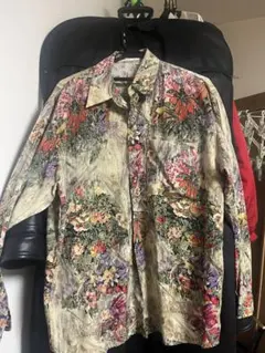 柄シャツ 古着 総柄