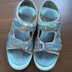 SUPERSTAR ベルト付きサンダル 水色　23センチのサムネイル