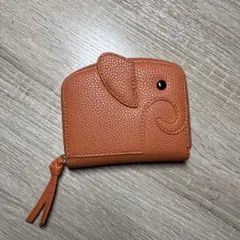 ゾウさん 財布 じゃばら　ぞうさん財布　オレンジ