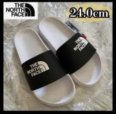 韓国　THE NORTH FACE ノースフェイス　クラウドスライドサンダル　白のサムネイル
