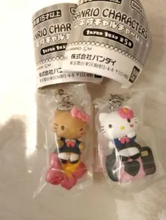 ハローキティ 平成ギャルチャー厶 日焼けキティ めじるしアクセサリー