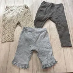 90㎝　ボトムス　3点セット　ユニクロ　西松屋