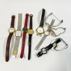 不動品 時計 10本まとめ売り セイコー シチズン アルバ など