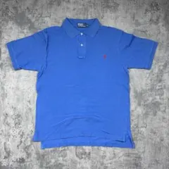 ポロシャツ　半袖　US古着　ポロラルフローレン　Lサイズ　　刺繍　　P 325