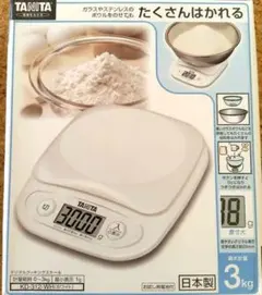 クッキングスケール TANITA 3kg kitchen scaleのサムネイル