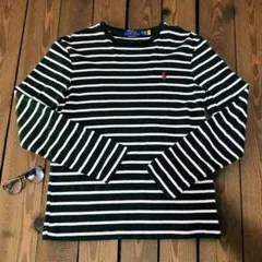 POLO RALPH LAUREN 長袖T現行QRコード付。男女兼用