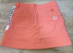 美品 パーリーゲイツ 中綿スカート オレンジ サイズ00