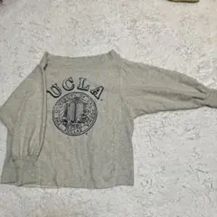 UCLA グレー オーバーサイズ スウェット