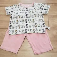 スヌーピー ユニクロ 半袖パジャマ 100cm