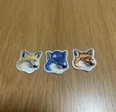 キツネアイロンワッペン