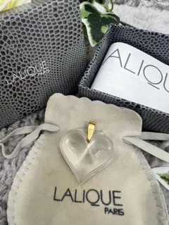 LALIQUE ラリック ハート ペンダントトップ クリスタルのサムネイル