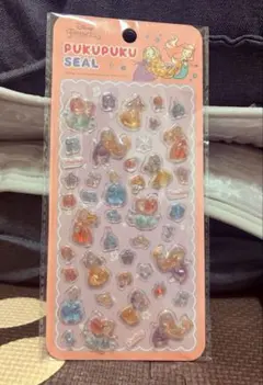 【新品未使用】　ディズニーぷくぷくシール　プリンセス