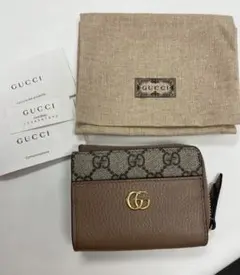 ⭐︎GUCCI GGマーモント L字型ジップウォレット