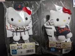 タイトーくじ　侍ジャパン×サンリオキャラクター　C賞　D賞　キティ