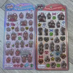 もんちっち　うるちゅる ポップシール 2シートセット　ボンボンドロップ　正規品