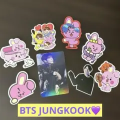 BTSアリランJUNGKOOKトレカ BT21 COOKY ステッカーセットのサムネイル