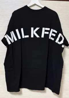 MILKFED. ミルクフェド バックビッグロゴ　オーバーサイズTシャツ