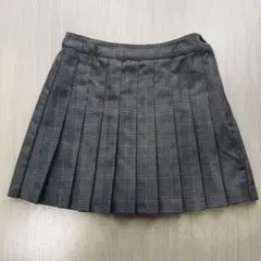 BROWNY グレンチェック プリーツスカート Sサイズ