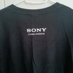 SONY　プリント Tシャツ ブラック　企業のサムネイル