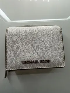MICHAEL KORS ホワイト 三つ折り財布