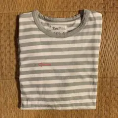 agnès b. BIOTOP 長袖Tシャツ T2 グレー/ストライプ