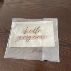 Jazzercise 布製ポーチ hello gorgeous